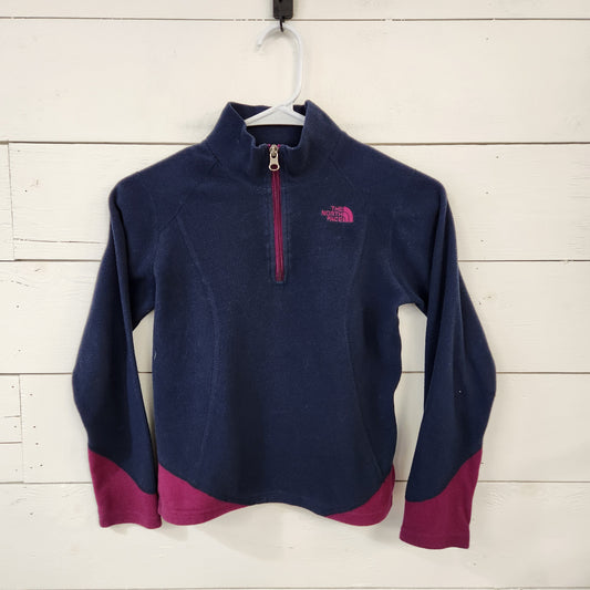 Size 10-12 | The North Face Navy & Purple Fleece