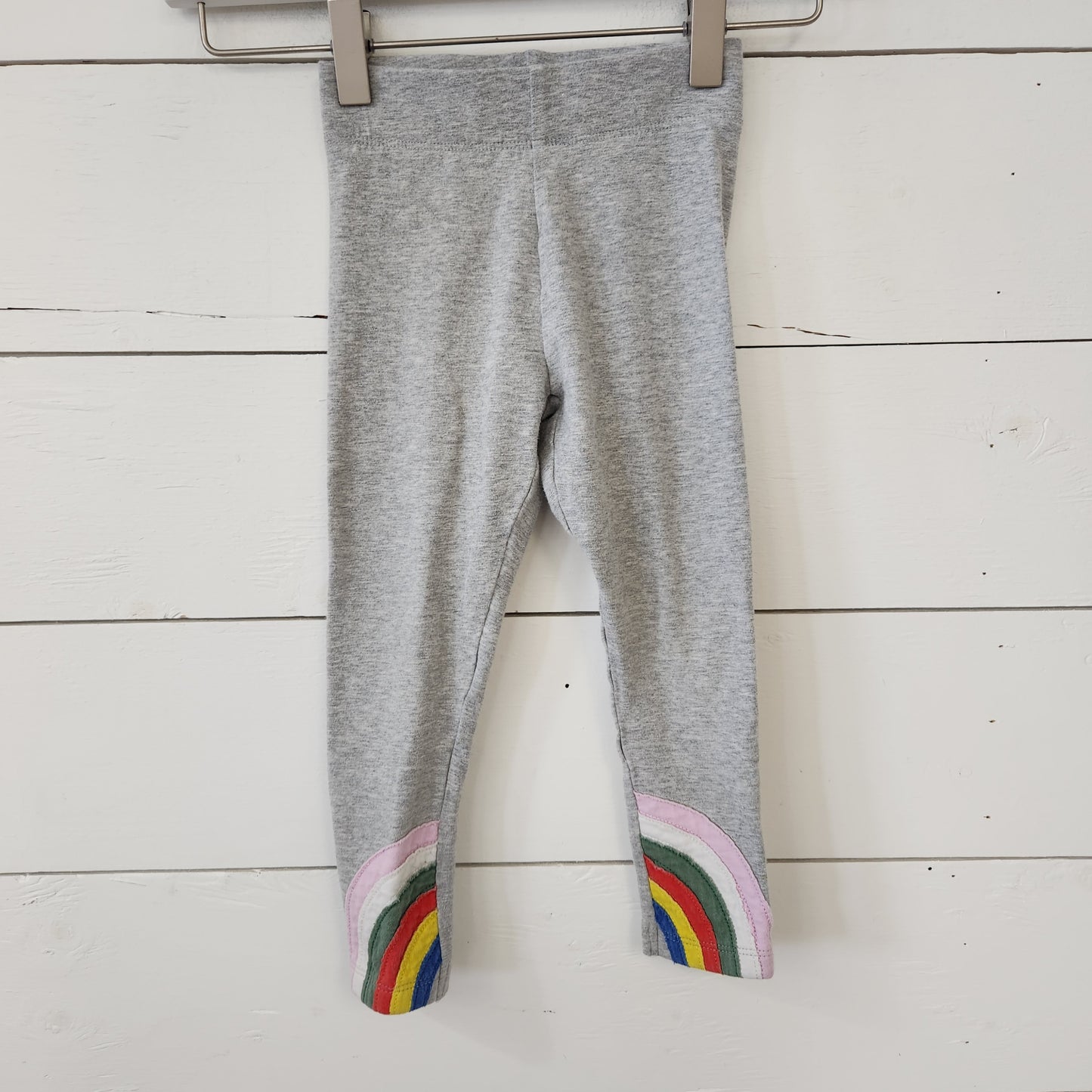 Size 3-4y | Mini Boden Rainbow Leggings *stain