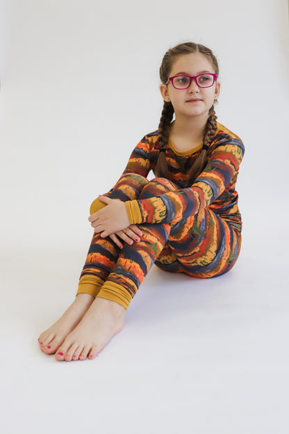 Long Sleeve Pajama Set by Little Alaskan | Denali Foothills