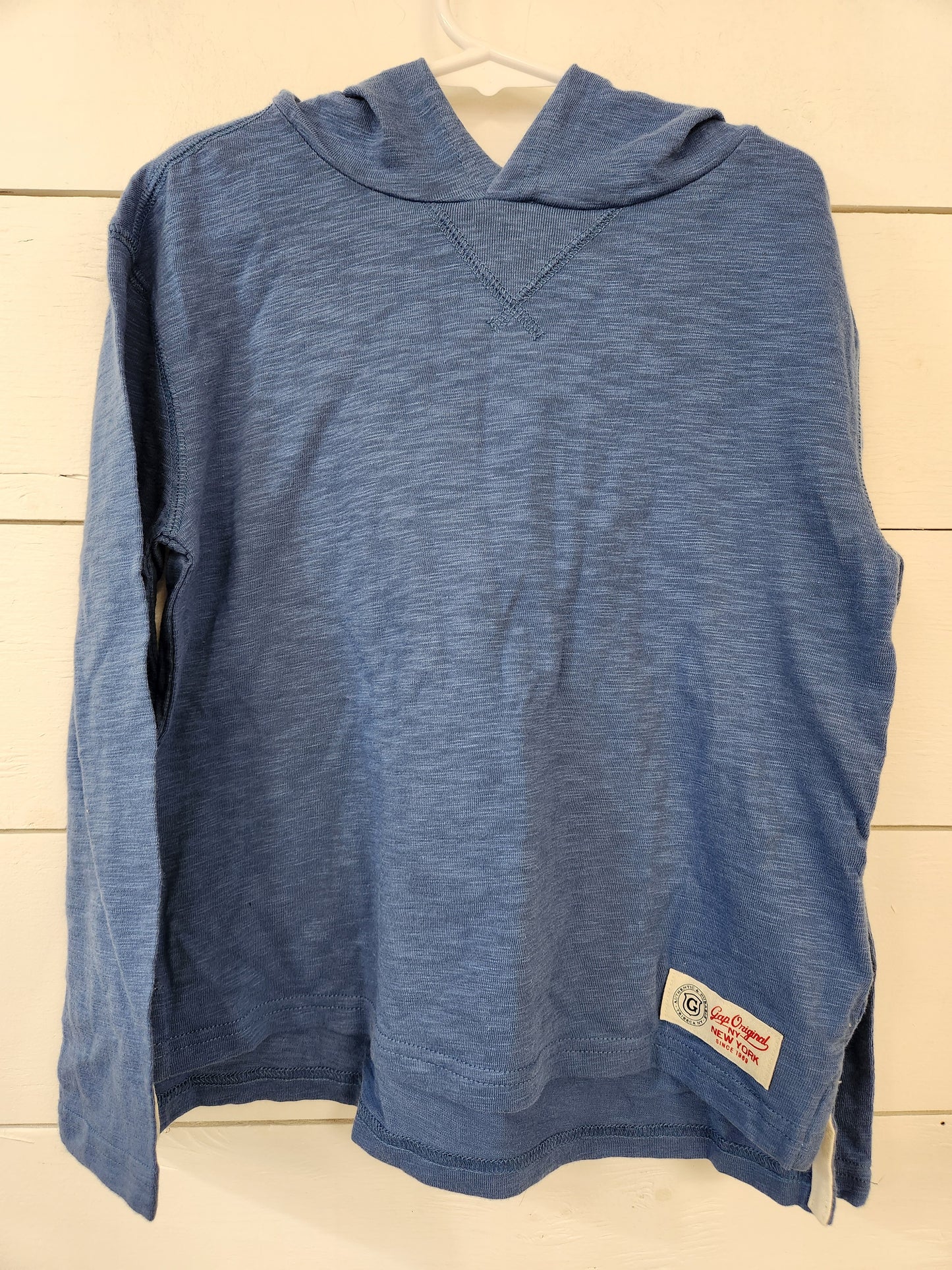 Size 6 (S) | Gap Blue Hooded Longsleeve