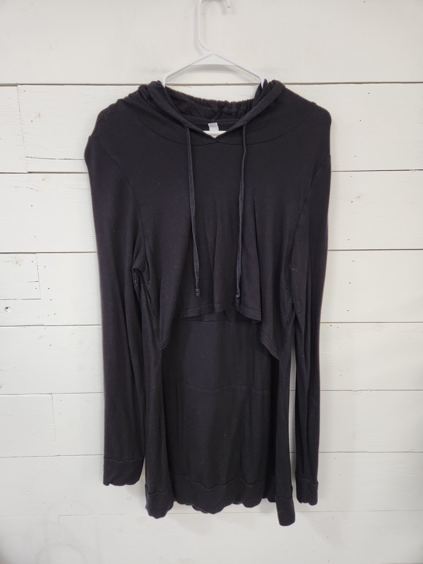 Size L | Latched Mama Black Hoodie