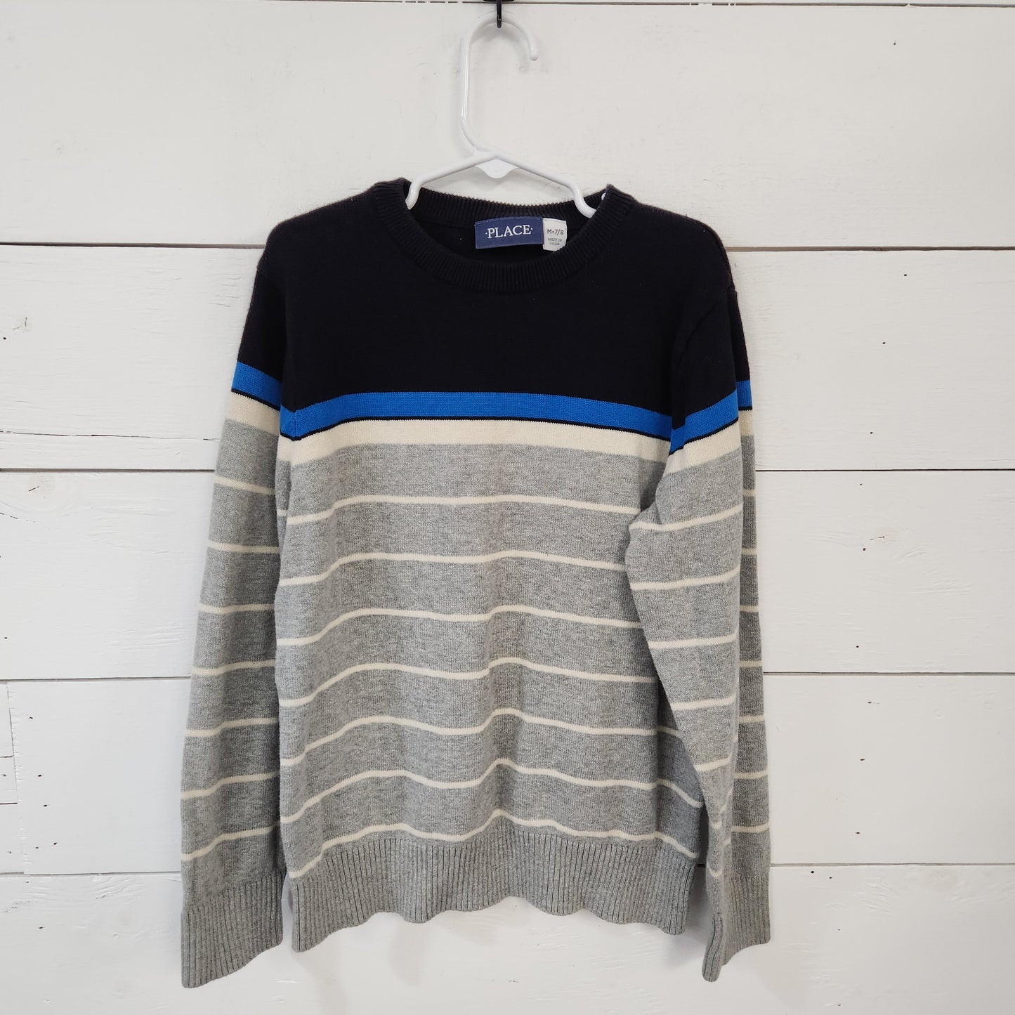 Size M (7-8) | Place Striped Sweater