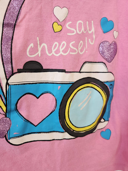 Size 10-12 | Place Pink Smile Graphic Tee