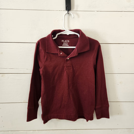 Size 4t | Place Maroon Longsleeve Polo