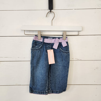 Size 3-6m | Gymboree Purple Bow Jeans NWT