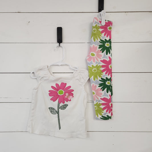 Size 3t | Gymboree Pink Flower Set