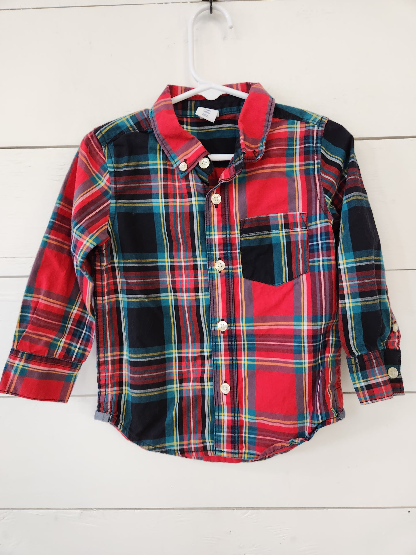 Size 2t | Baby Gap Red Plaid Buttondown