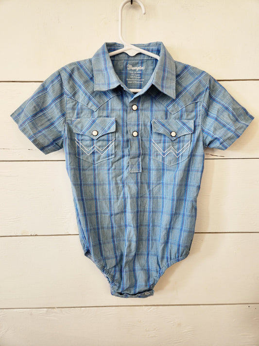 Size 24m | Wrangler Snap Down Onesie