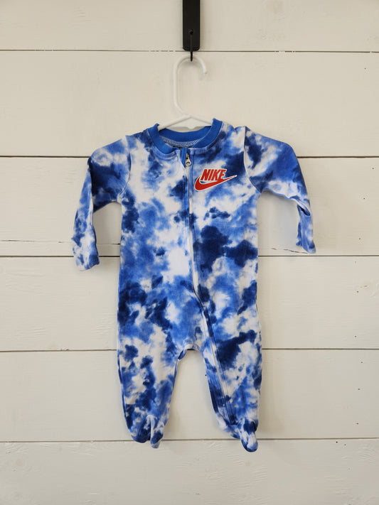 Size 3m | Nike Blue Tie Dye Footie