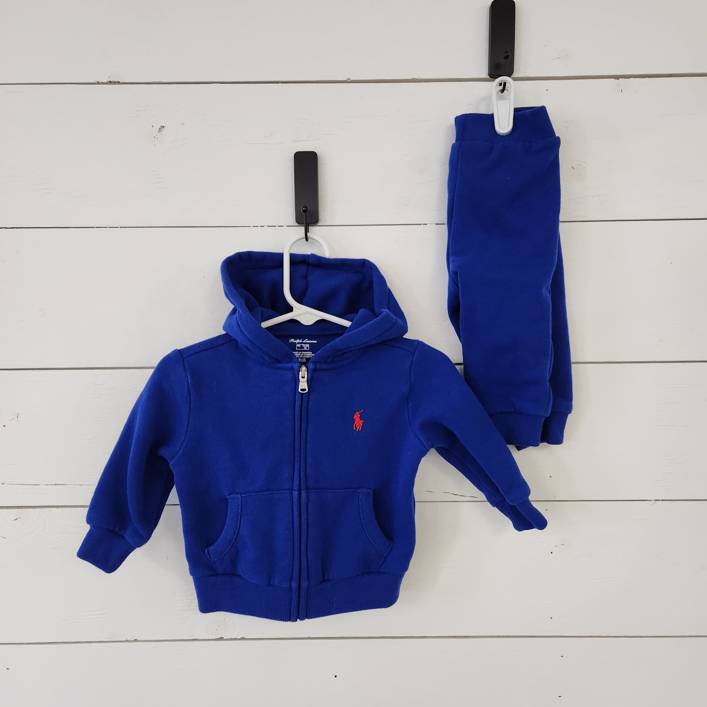 Size 9m | Ralph Lauren Blue Sweat Set
