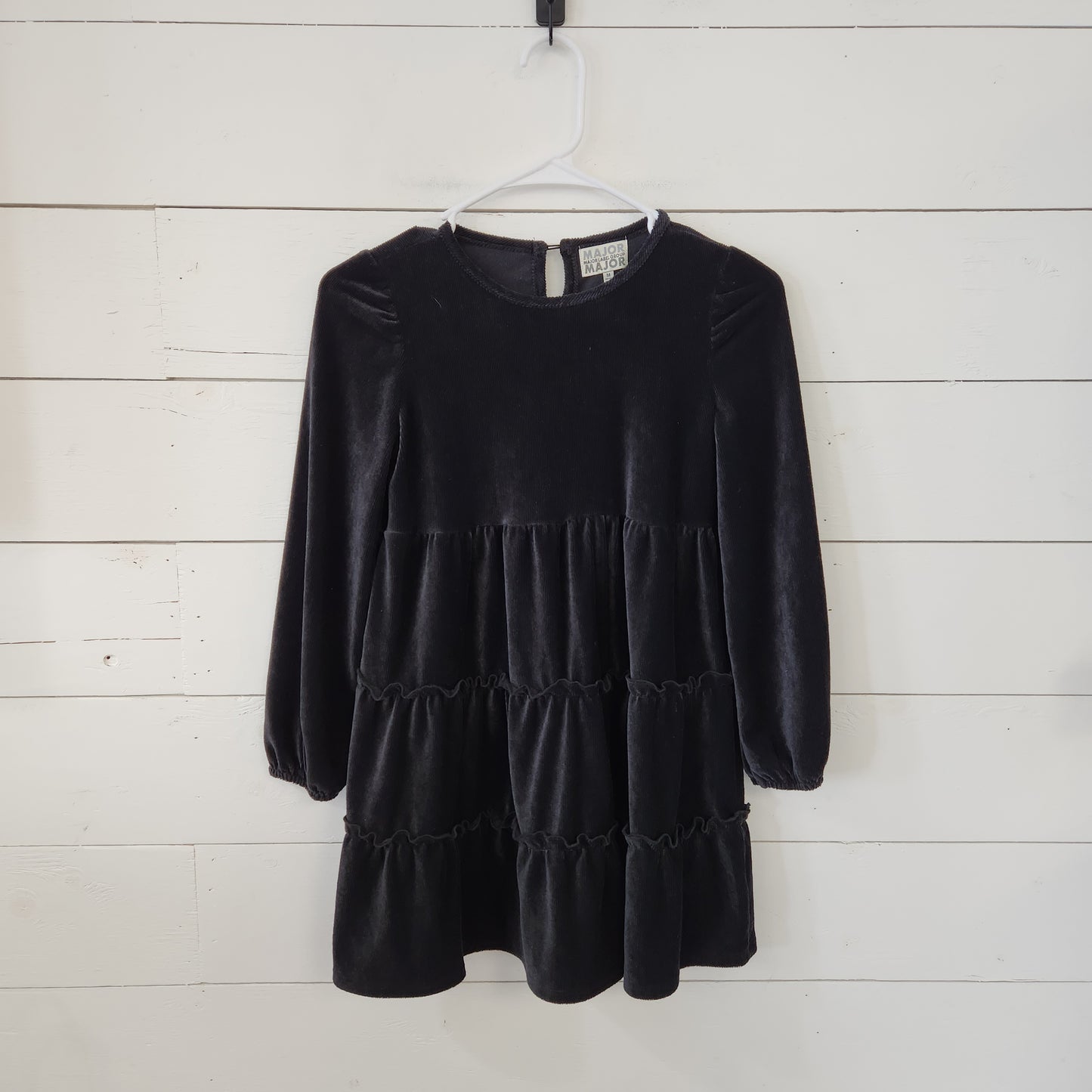 Size M | Major Label Group Black Velvet Dress
