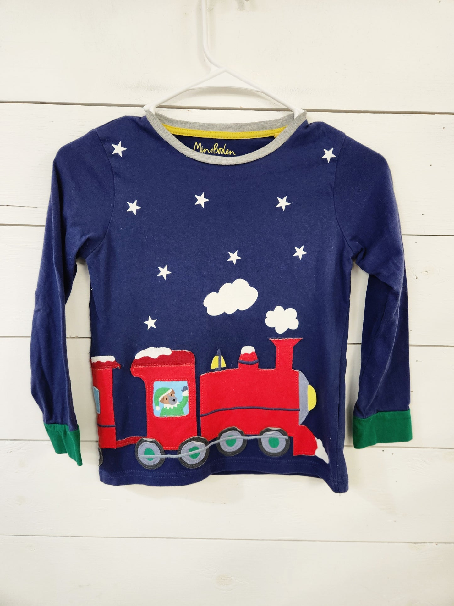 Size 7-8 | Mini Boden Train Shirt
