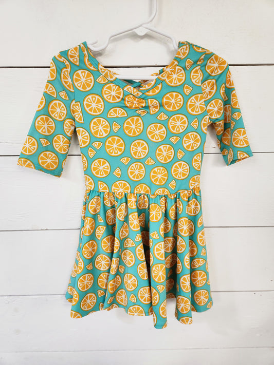 Size 2t | DotDotSmile Citrus Dress