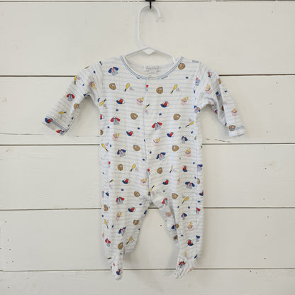 Size 3-6m | Kissy Kissy Baseball Footie