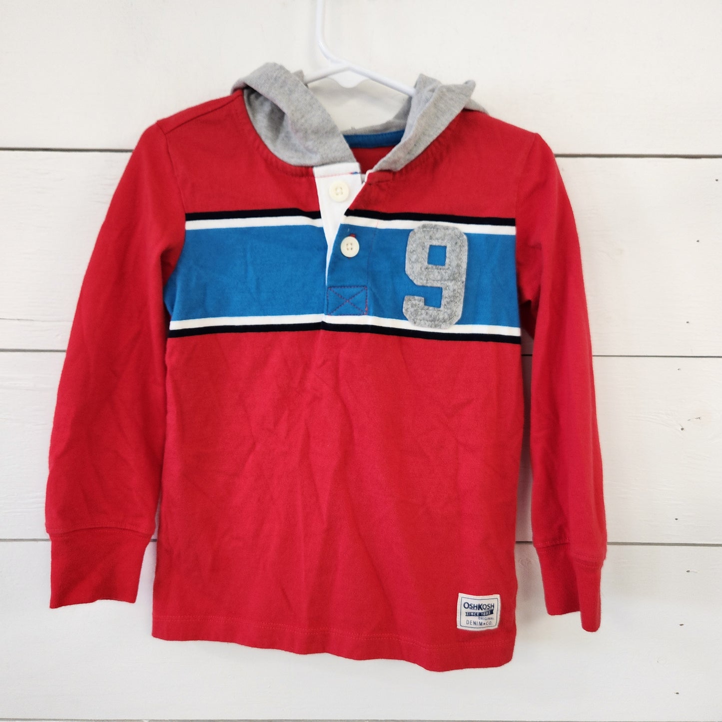 Size 4 | Oshkosh Hooded Shirt