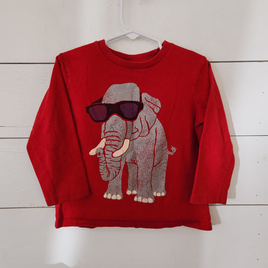 Size 2t | Gap Longsleeve Elephant Shirt