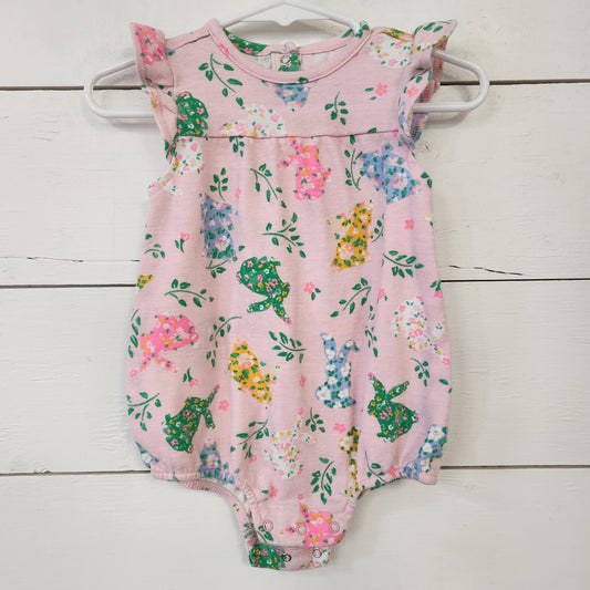 Size 9m | crown and ivy bunny onesie