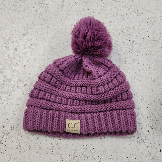 Size OS | CC Purple Beanie