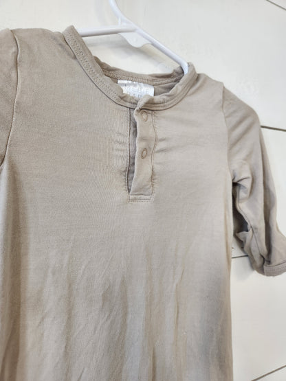 Size 0-3 | Mebie Baby Knotted Gown cream