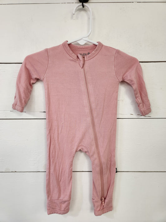 Size NB | Kyte Pink Zippered Romper