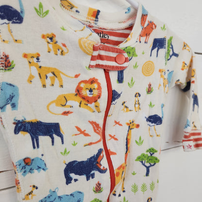 Size 0-3m | Hatley Baby Animal Footie