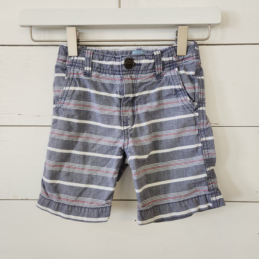 Size 5 | Baby Gap Adjustable Striped Shorts