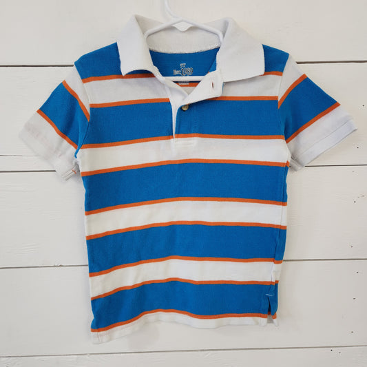 Size 3t | Place Blue & Orange Polo