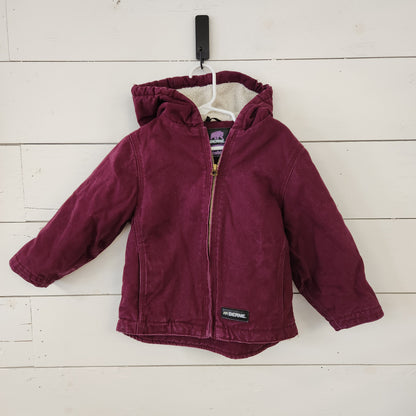Size 3t | Berne Purple Sherpa Lined Coat
