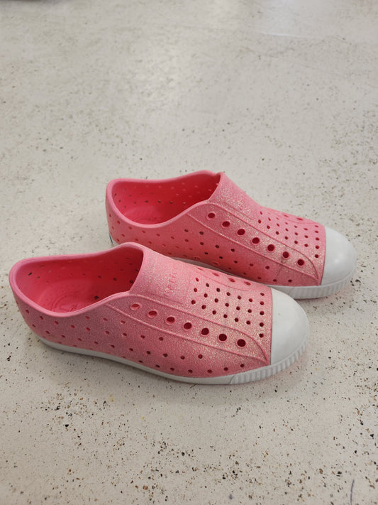 Size 2 | Native Pink Sparkly Shoes