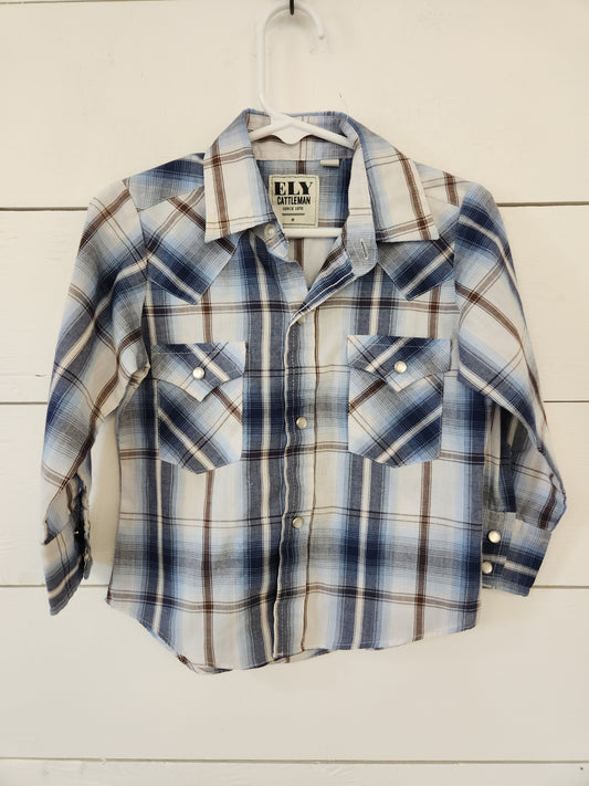 Size 3t | Ely Cattleman Buttondown