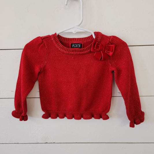 Size 6-9m | Place Velvet Bow Sweater