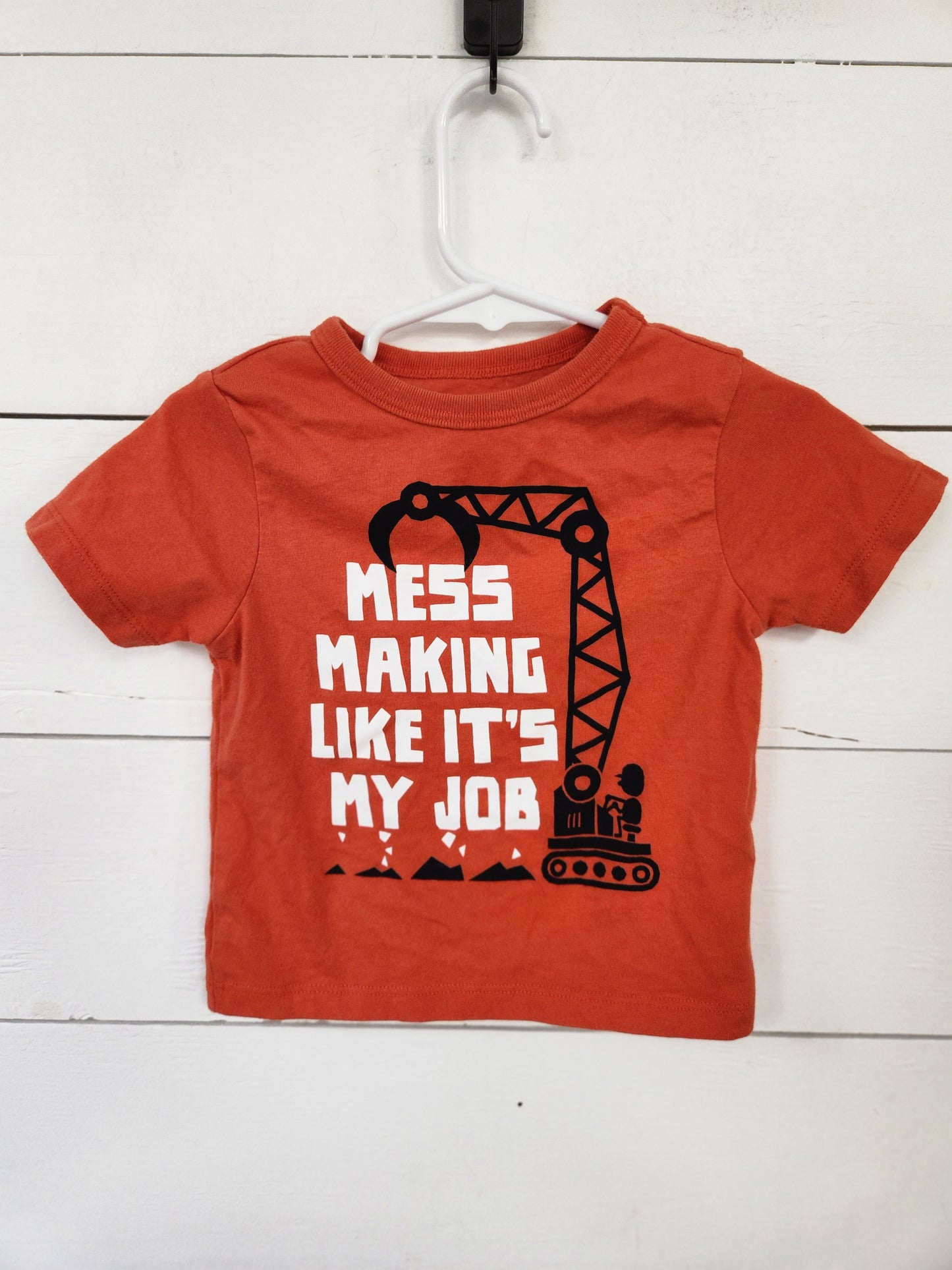 Size 12-18m | Place T-Shirt - Red Mess Making