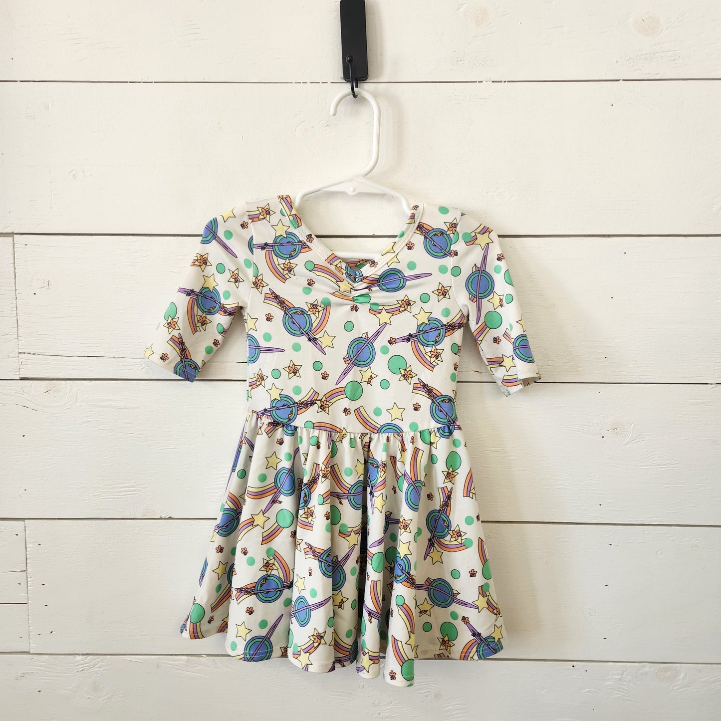 Size 12-24m | Dot Dot Smile Ballerina Style Space Dress *pilling