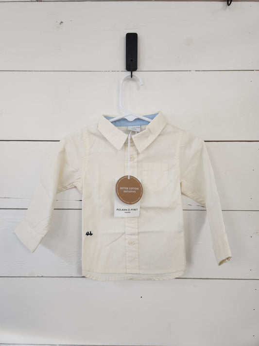 Size 6-9m | Polarn O. Pyret Linen Buttondown NWT