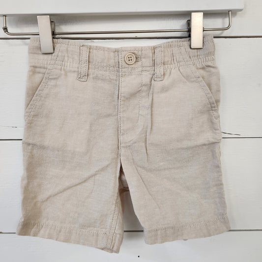 Size 4t | Baby Gap Cream Linen Shorts