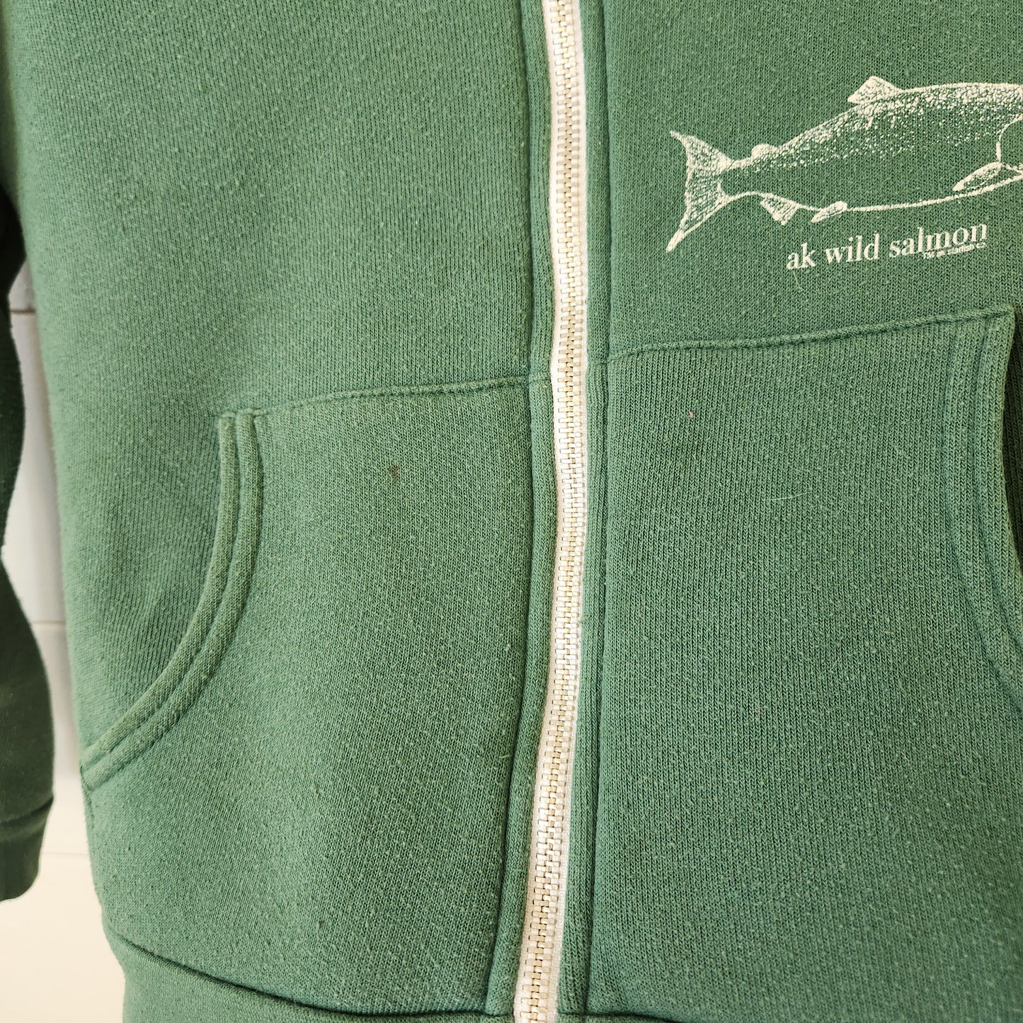 Size 10 | AK Wild Salmon Zip-Up