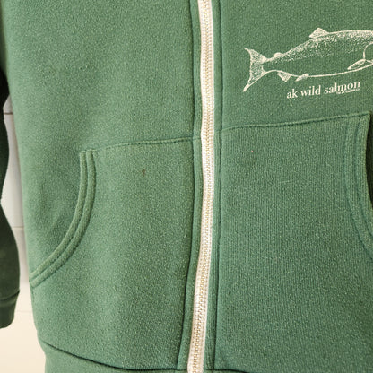 Size 10 | AK Wild Salmon Zip-Up