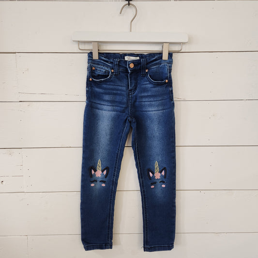 Size 5 | Revery Embroidered Skinny Jeans