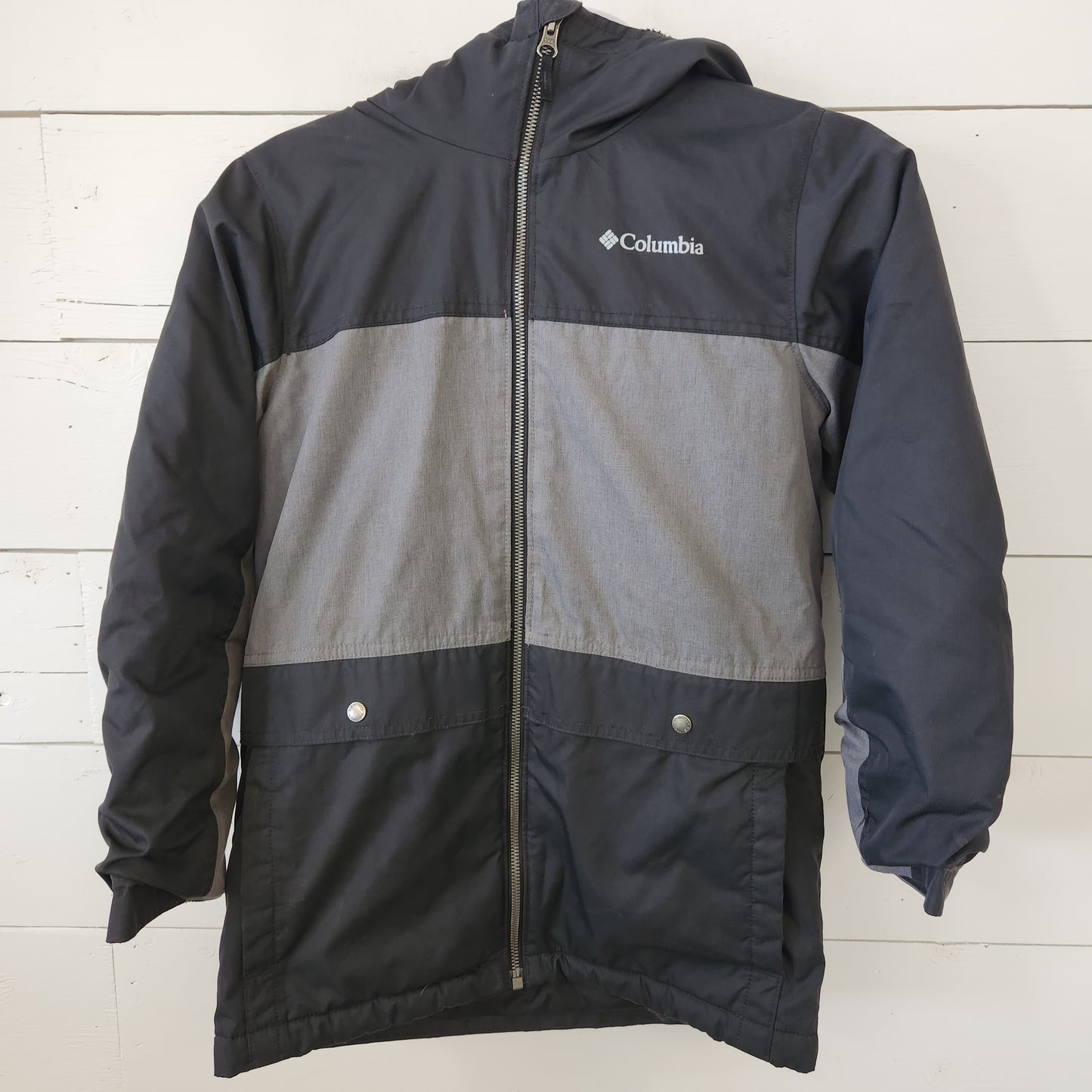 Size 10/12 | Columbia black and Grey winter coat