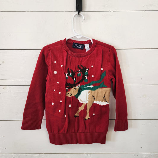 Size 4t | Place Red Reindeer Sweater