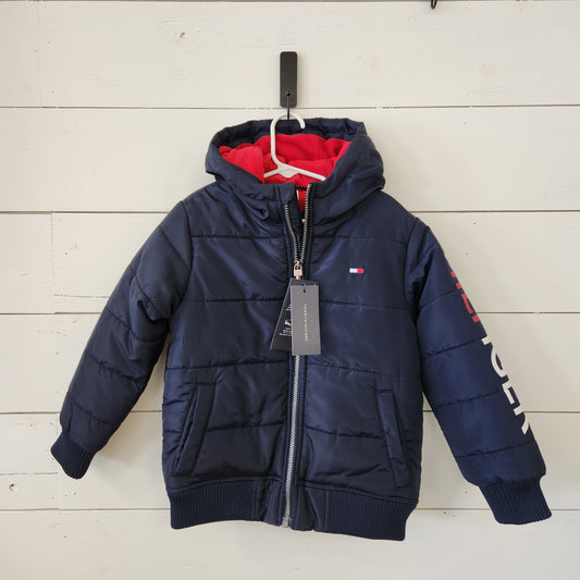 Size 5 | Tommy Hilfiger Navy Puffer Jacket NWT