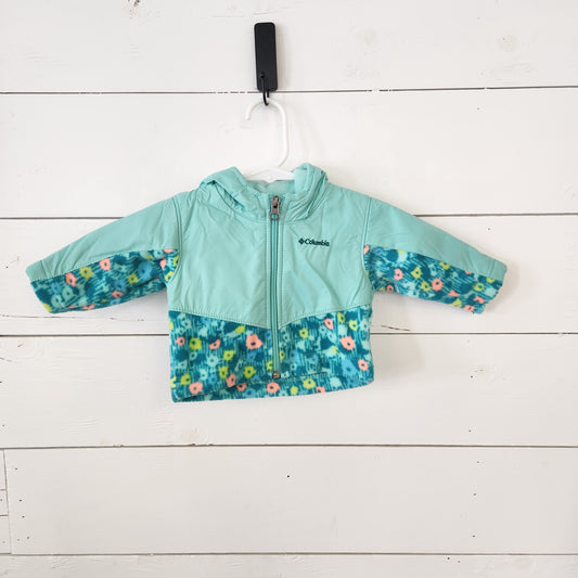 Size 0-3m | Columbia Hooded Floral Jacket
