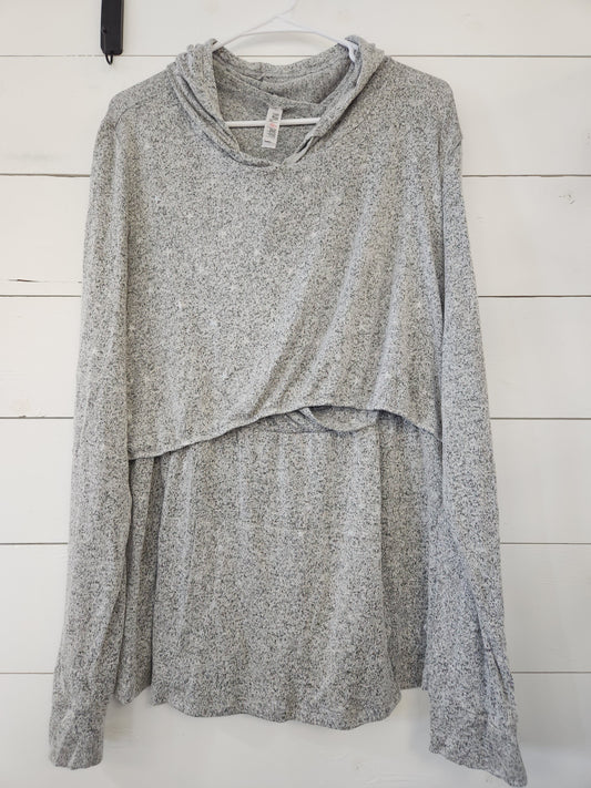 Size 2XL | Latched Mama Grey Longsleeve