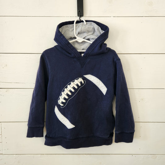 Size 4t | Gymboree Navy Football Hoodie