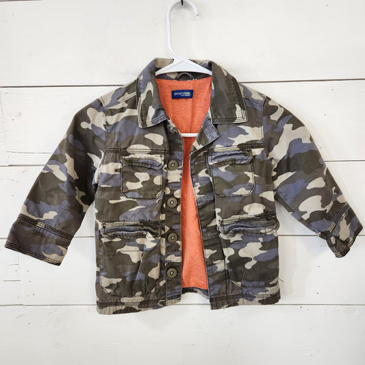 Size 3t | Osh Kosh Camo Flannel Lined Jacket