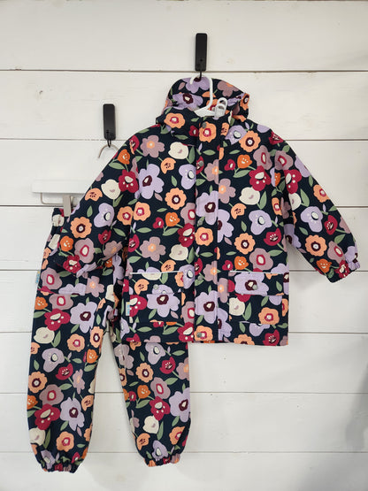 Size 3t | Jan & Jul Fleece Lined Rain Set *stained