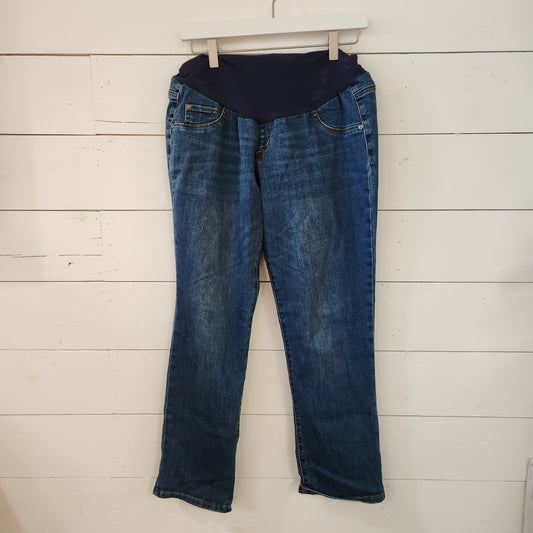 Size XL | Indigo Blue Maternity Jeans