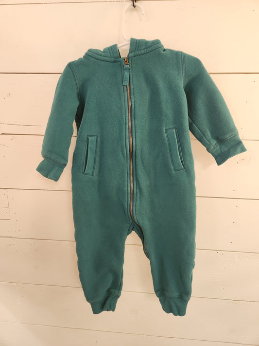 Size 12-18m | Primary Fleece-Lined Zip Romper