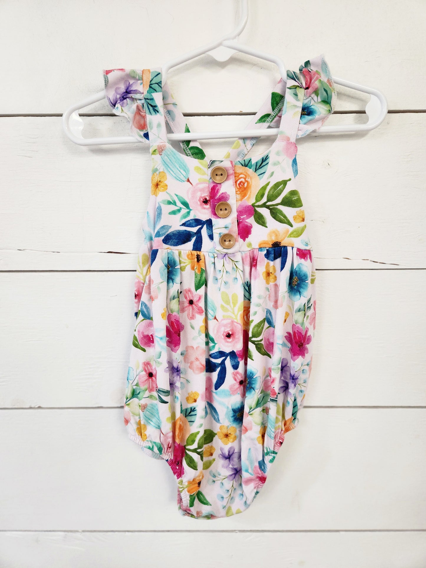 Size 6-12m | Snugglebums Floral Sleeveless Romper