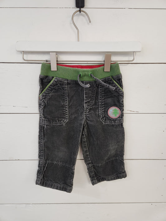 Size 6m | Osh Kosh Corduroy Pull-On Pants w/ Tree Patch